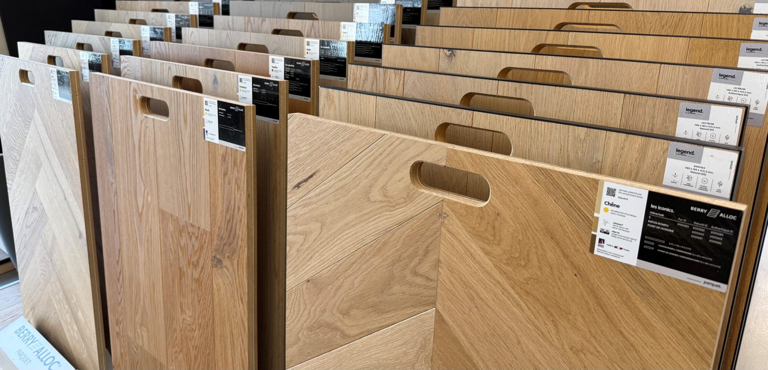 Showroom Berry Alloc Parkett Austellung